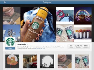 Der Instagram-Stream von Starbucks